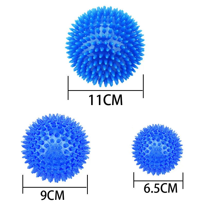 Dog Sounding Toy Squeaky Tooth Cleaning Ball -