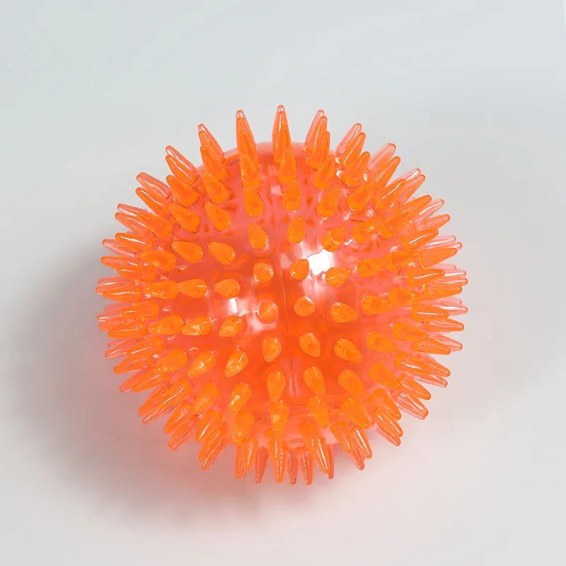 Dog Sounding Toy Squeaky Tooth Cleaning Ball -