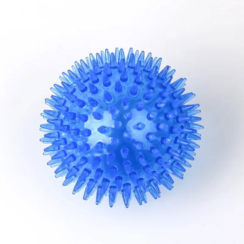 Dog Sounding Toy Squeaky Tooth Cleaning Ball -
