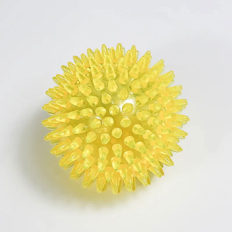 Dog Sounding Toy Squeaky Tooth Cleaning Ball -