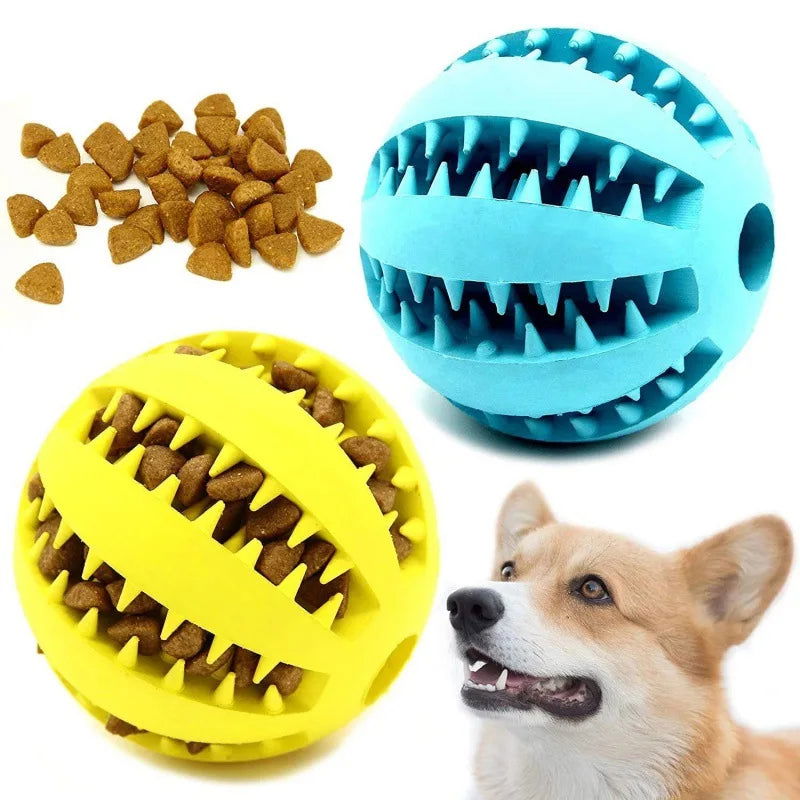 Natural Rubber Dog Chew Toys for Tooth Cleaning -