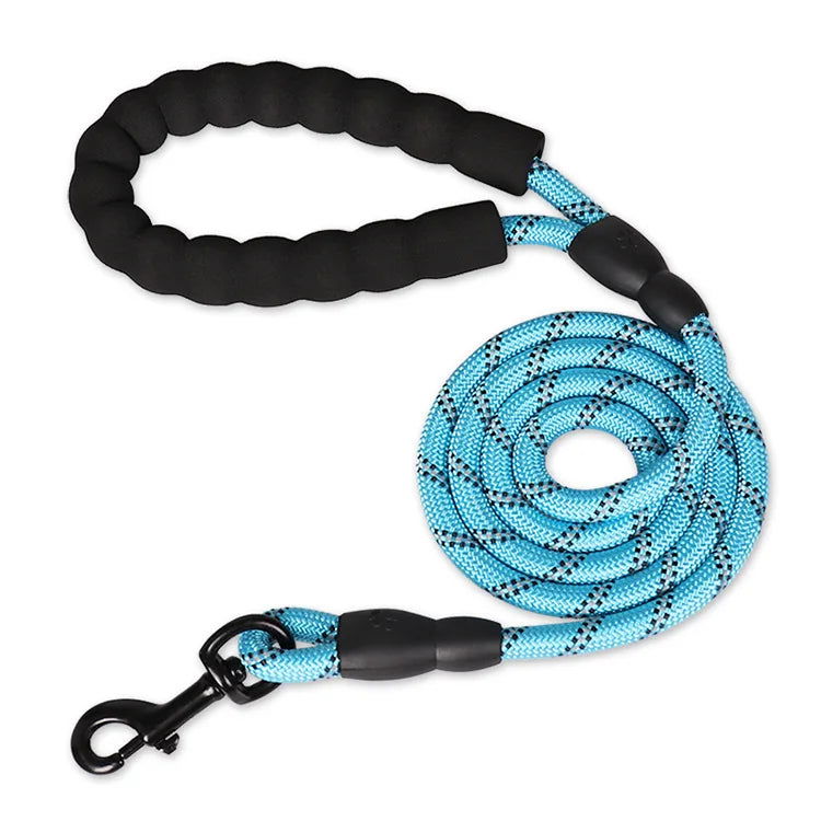 Strong Reflective Dog leash with Soft Handle -