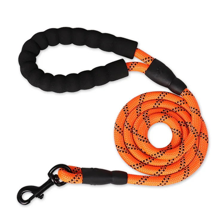 Strong Reflective Dog leash with Soft Handle -