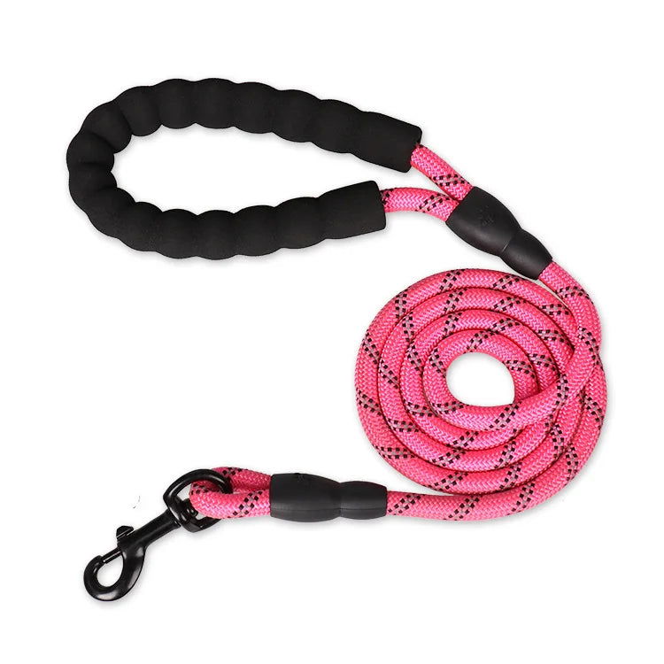 Strong Reflective Dog leash with Soft Handle -