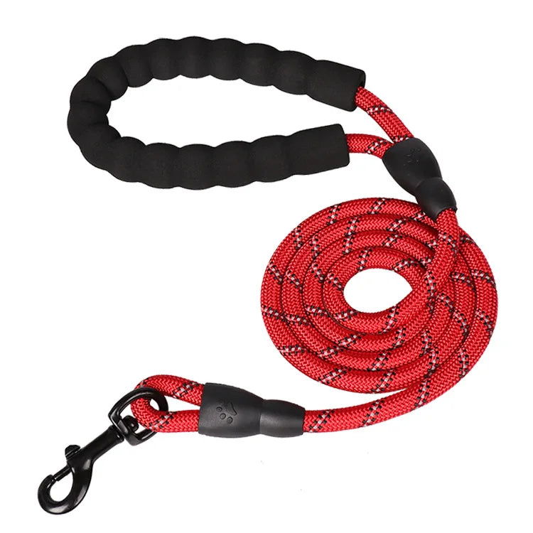 Strong Reflective Dog leash with Soft Handle -