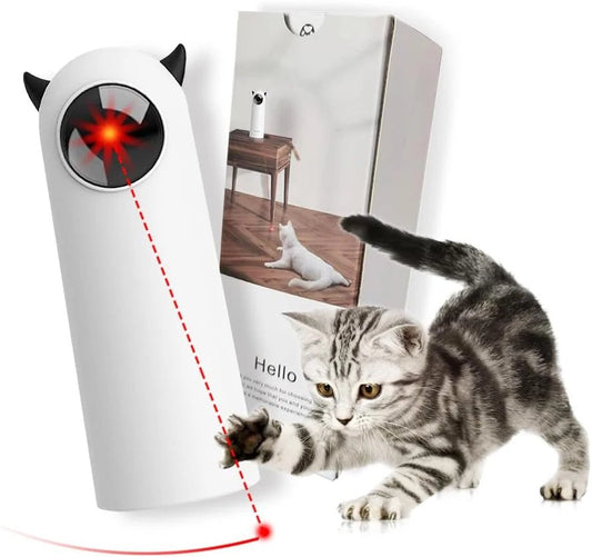 Automatic LED Laser Cat Toy – Smart Interactive Handheld Teaser for Cats & Dogs, Indoor Play -  