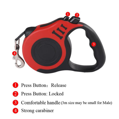 Automatic Retractable Dog Leash -  