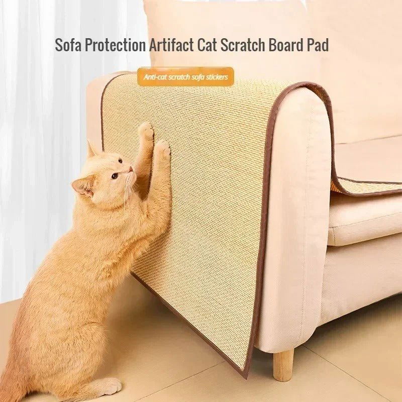 Bamboo Anti-Scratching Cat Mat -  