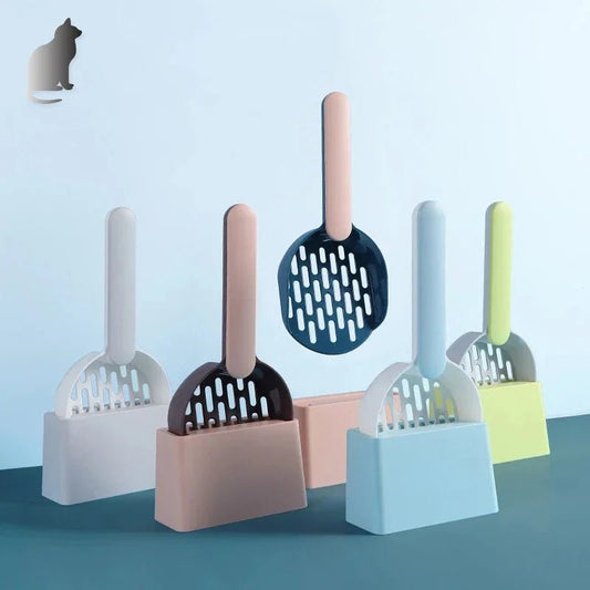 Cat Litter Scoop Shovel with Base