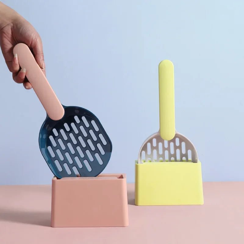 Cat Litter Scoop Shovel with Base