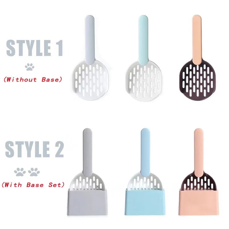 Cat Litter Scoop Shovel with Base