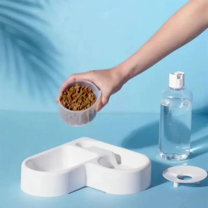 Dog Cat Food and Water Bowl -  