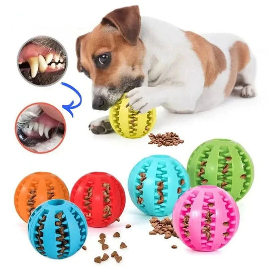 Dog Food Dispenser Toy Ball - 