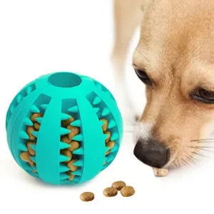 Dog Food Dispenser Toy Ball - 