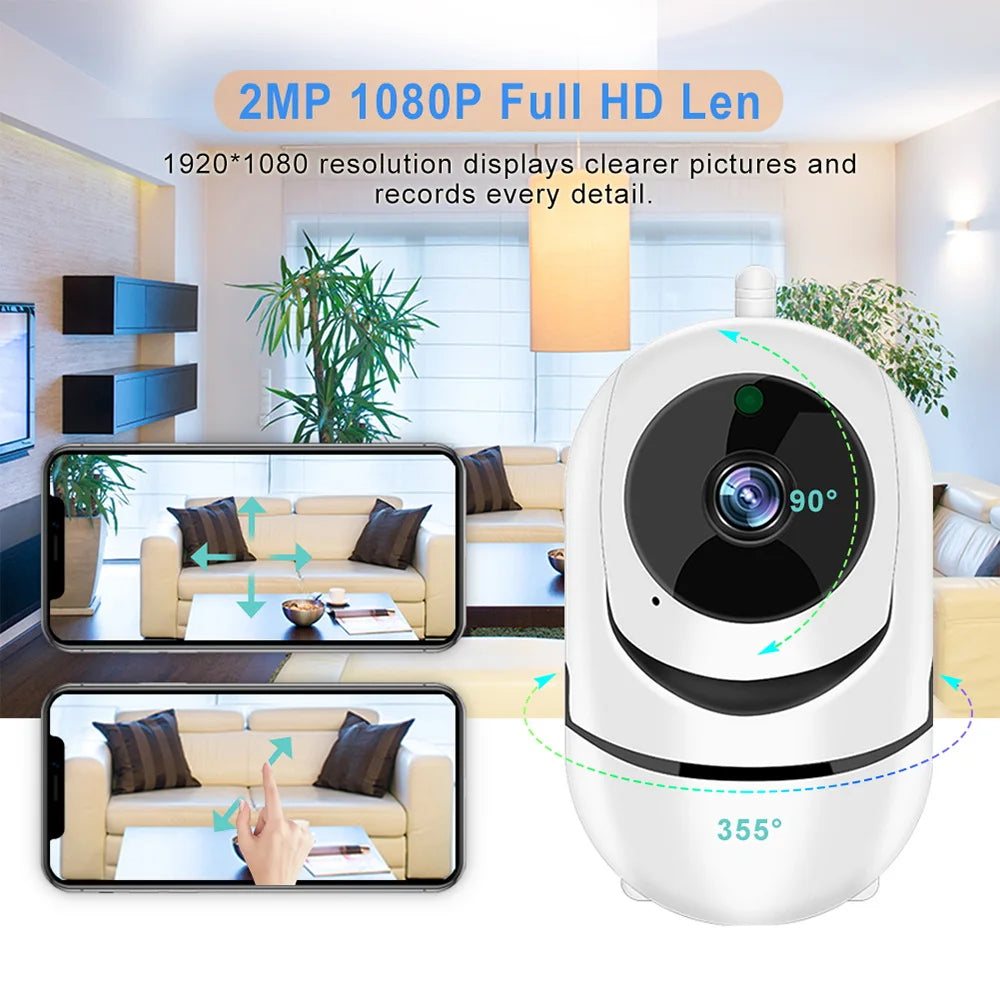 Pet Monitor camera CCTV Security Protection AI Tracking Audio Wireless Surveillance Camera