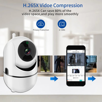 Pet Monitor camera CCTV Security Protection AI Tracking Audio Wireless Surveillance Camera