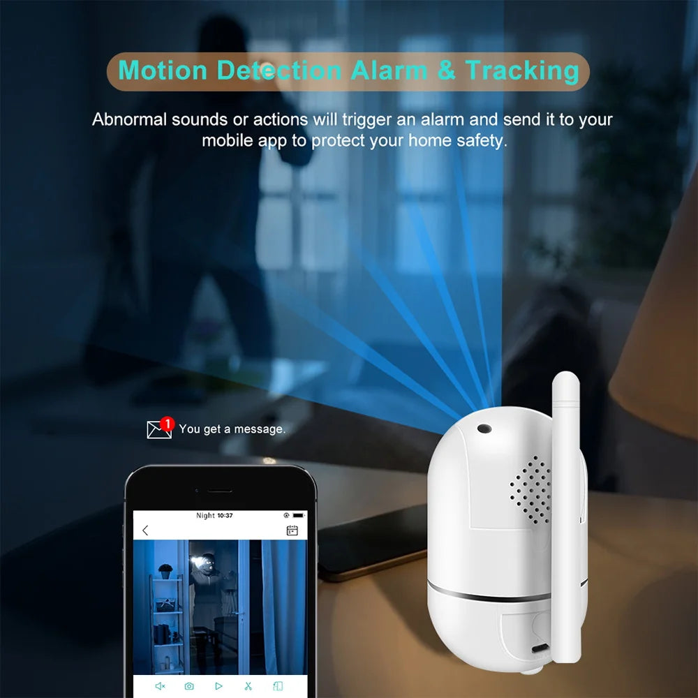 Pet Monitor camera CCTV Security Protection AI Tracking Audio Wireless Surveillance Camera