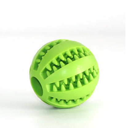 Natural Rubber Dog Chew Toys for Tooth Cleaning - 