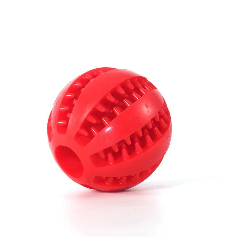 Natural Rubber Dog Chew Toys for Tooth Cleaning - 