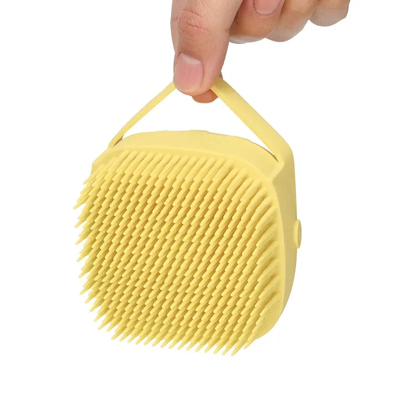 Soft Silicone Pet Bath Massage Gloves - Grooming Brush for Dogs and Cats