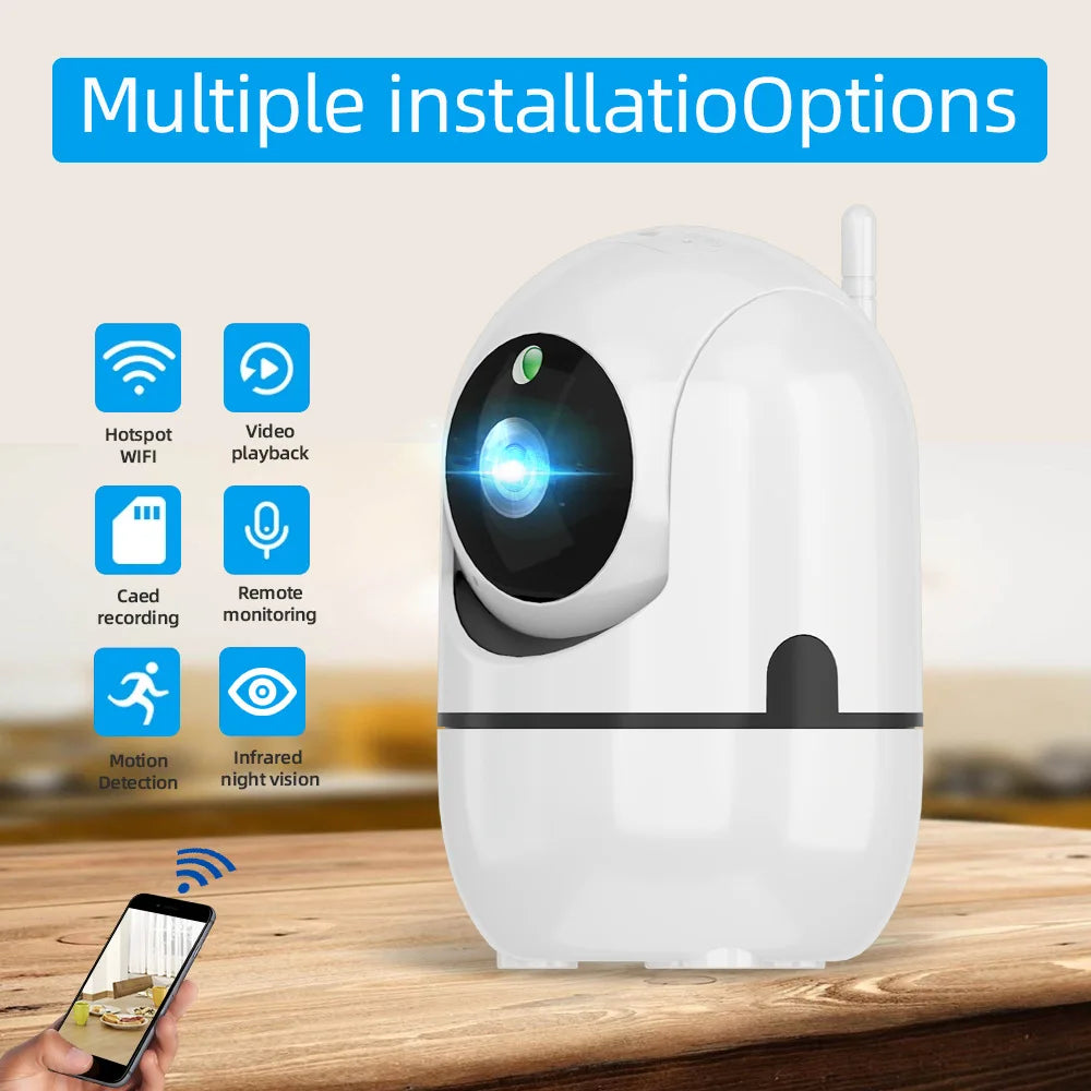 Pet Monitor camera CCTV Security Protection AI Tracking Audio Wireless Surveillance Camera