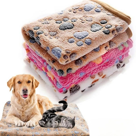 Soft Fluffy Warm Pet Blanket for Cats and Dogs