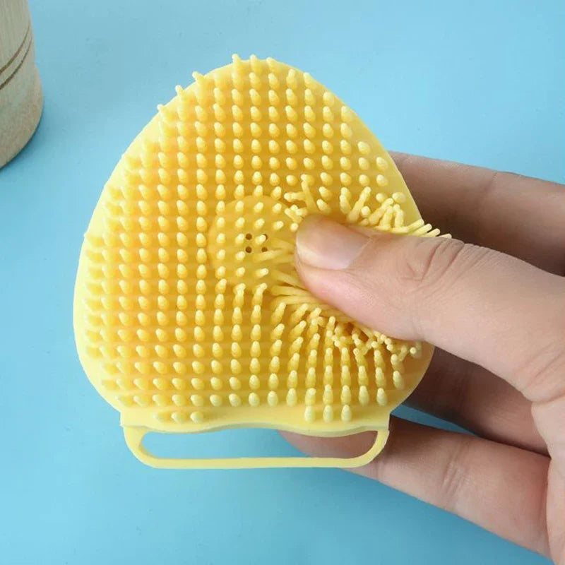 Soft Silicone Pet Bath Massage Gloves - Grooming Brush for Dogs and Cats