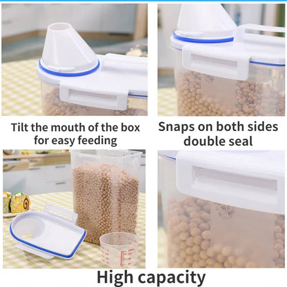 Airtight Pet Food Storage Container for Dogs and Cats