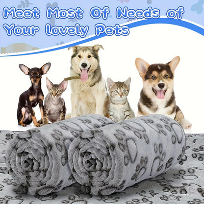 Soft Fluffy Warm Pet Blanket - Cozy Comfort Mat for Cats and Dogs