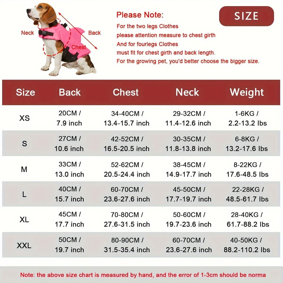 Shark Life Jacket for Dogs - 