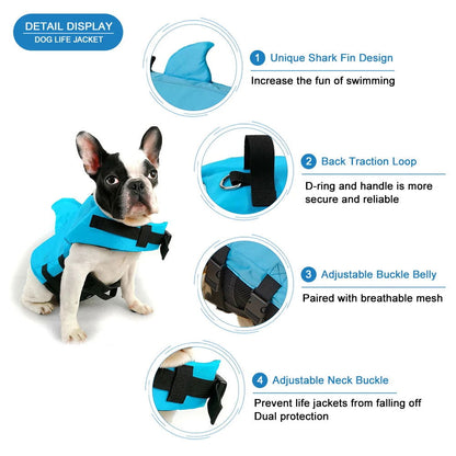 Shark Life Jacket for Dogs - 
