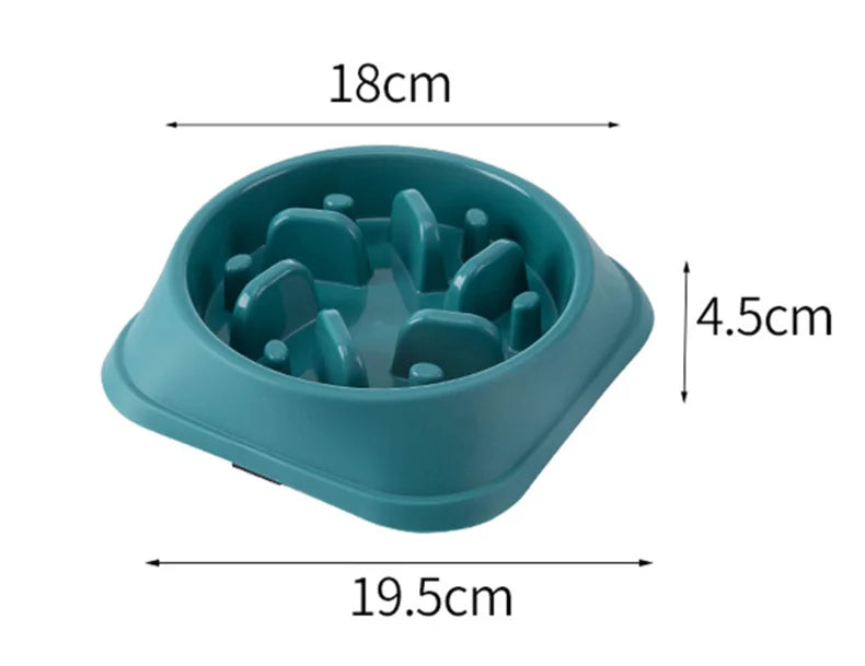 Slow Food Dog Cat Bowl - 