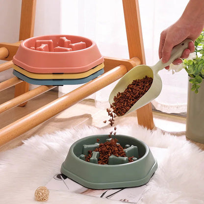 Slow Food Dog Cat Bowl - 