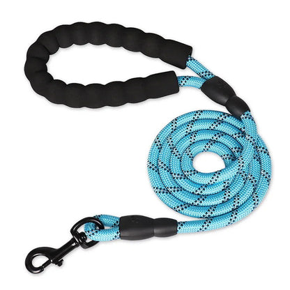 Strong Reflective Dog leash with Soft Handle - 