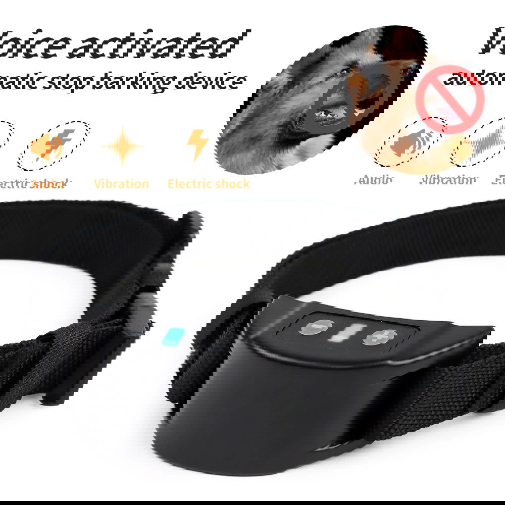 USB Rechargeable Dog Training Collars Anti-Bark Collar - 