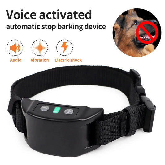 USB Rechargeable Dog Training Collars Anti-Bark Collar - 