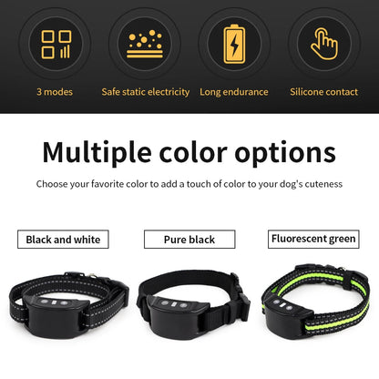 USB Rechargeable Dog Training Collars Anti-Bark Collar - 