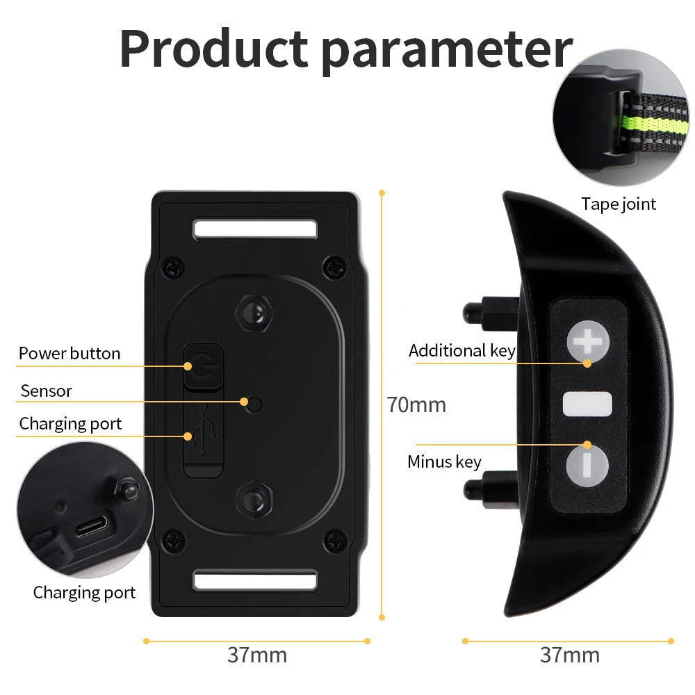 USB Rechargeable Dog Training Collars Anti-Bark Collar - 